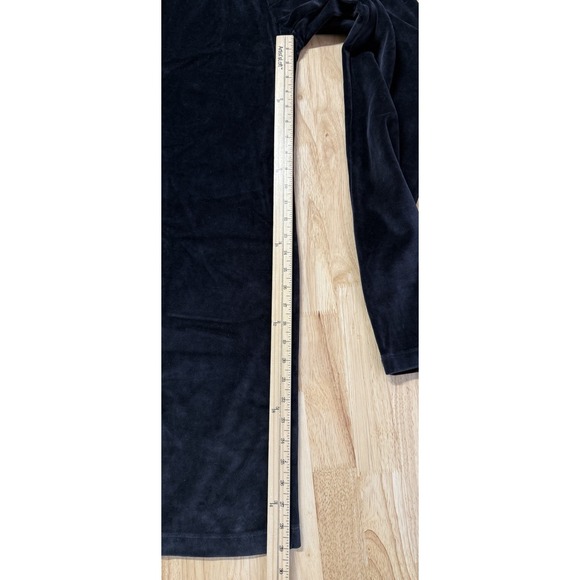 THE KOOPLES Wide Leg Trouser Track Sweat Pant XS Black Velvet Pull On NWT‎ - Picture 13 of 14